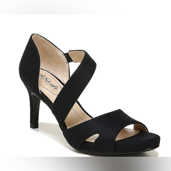 Life Stride Shoes - New Life Stride  Women's Mega Medium/Wide Open Toe Dress Sandal